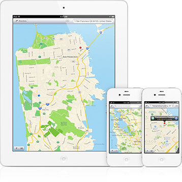 iOS vector-based maps