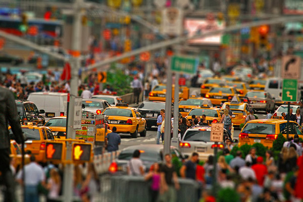 Rush hour, New York City